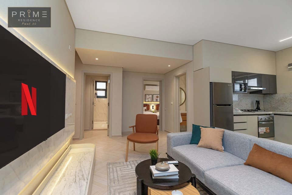 Apartment, 2 Bedrooms | Living area