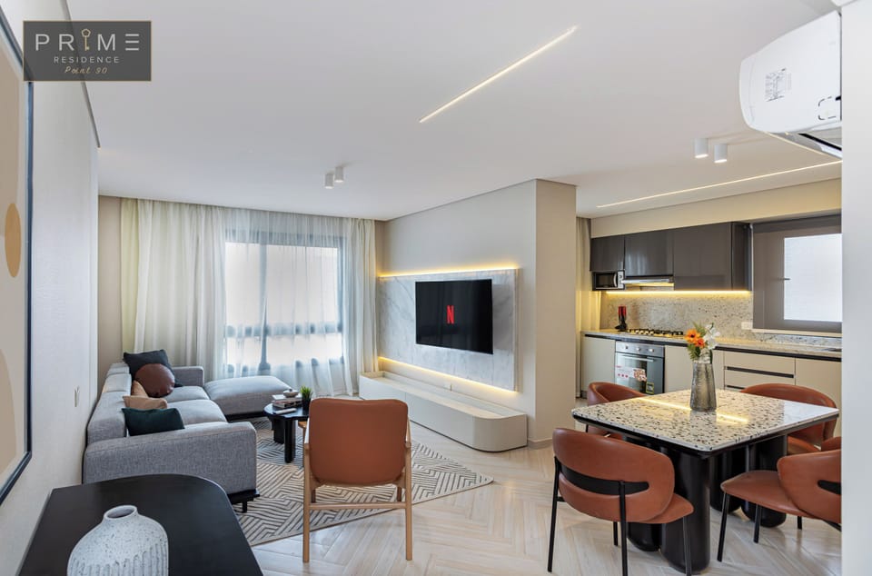 Superior Apartment, 1 Bedroom | Living area