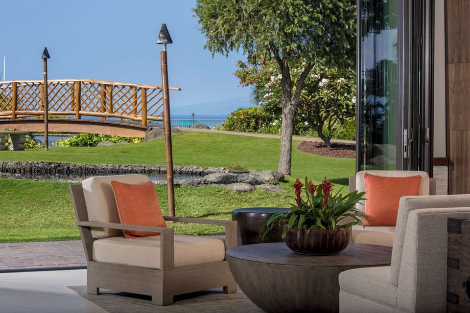 Outdoor seating area