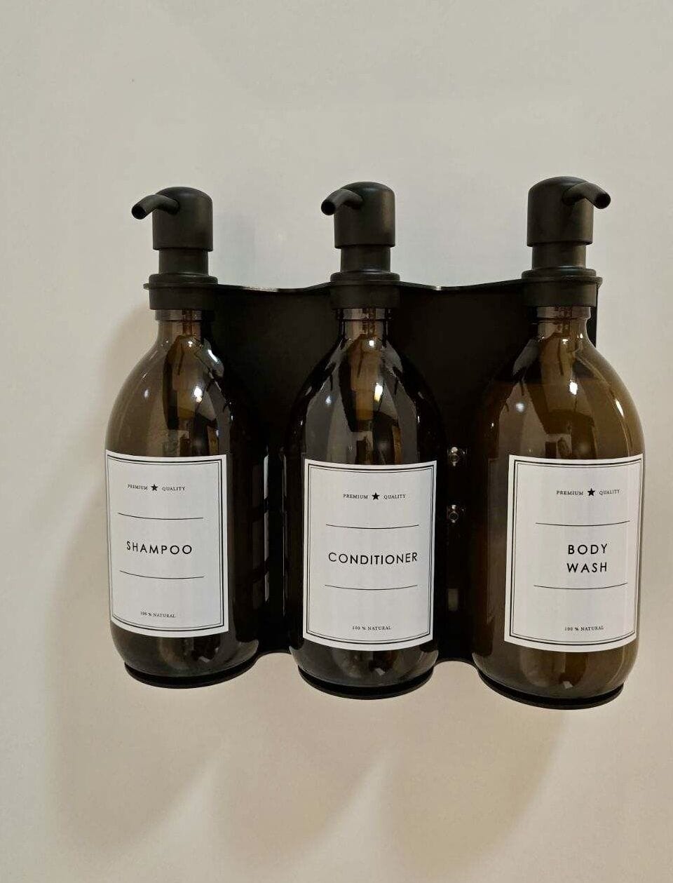 Shampoo, Conditioner and body wash included