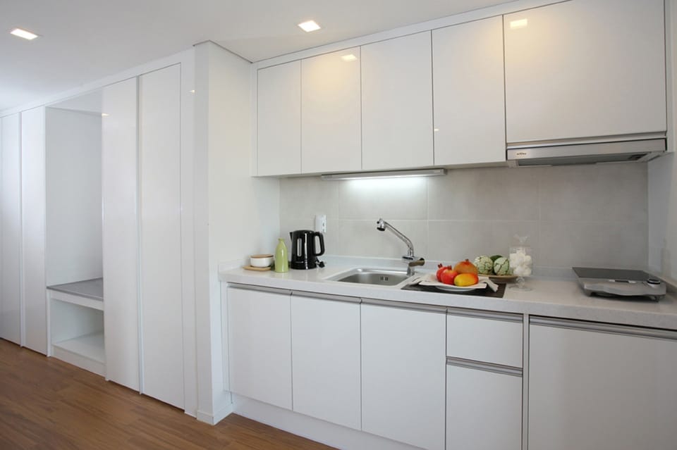 Family (Ondol) - Additional fee for extra person, extra bed | Private kitchen | Fridge, electric kettle