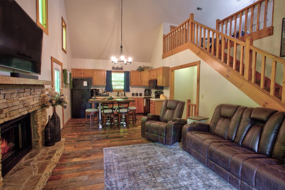 The view as you enter the front door. 