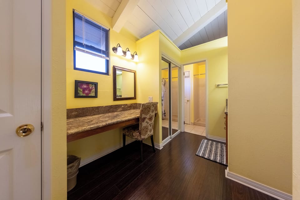 Primary bathroom with a walk-in shower