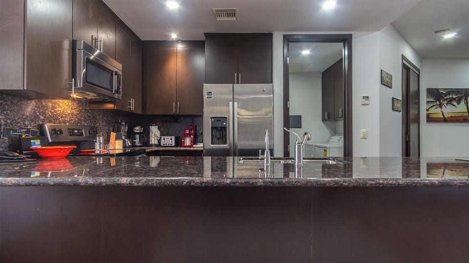 The kitchen counter