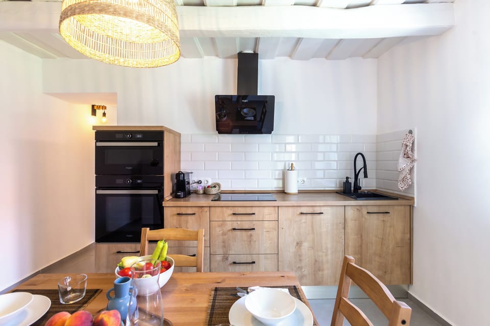 Kitchen and dining area