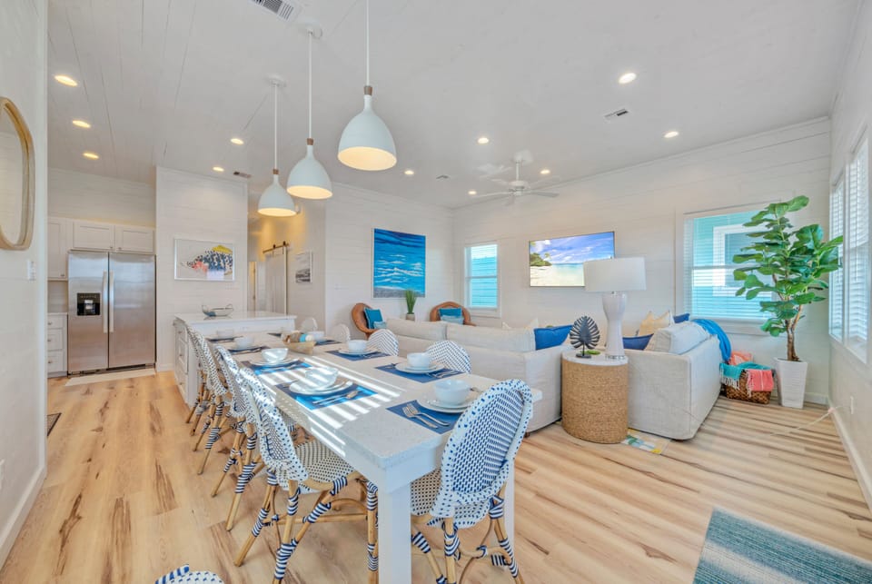 Dining table.