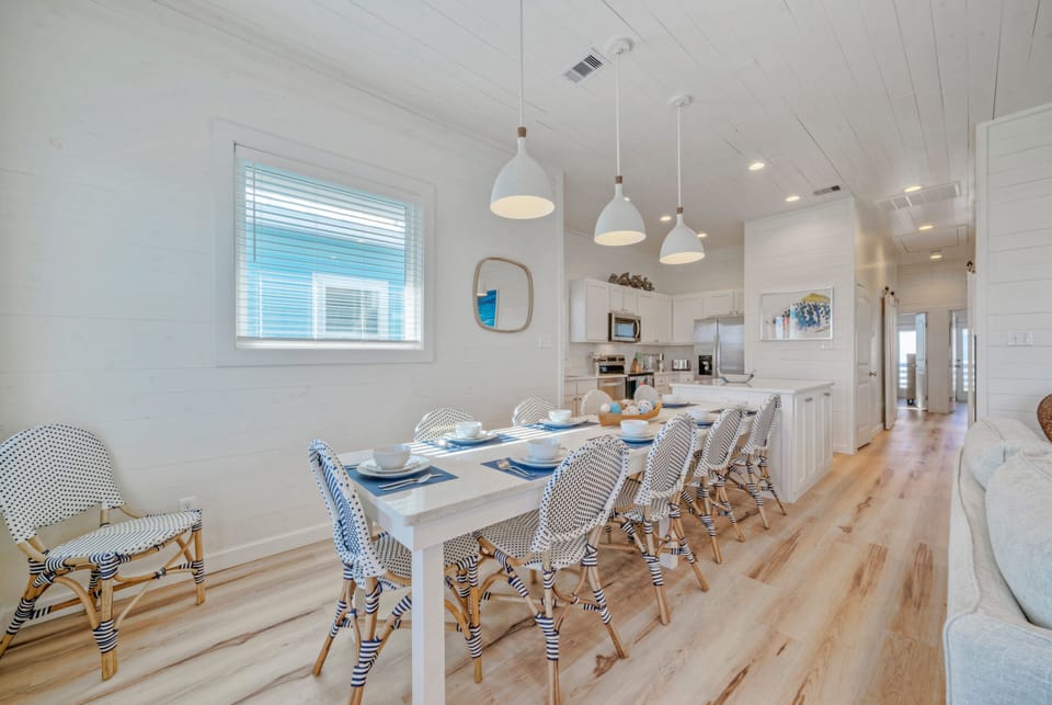 Dining table.