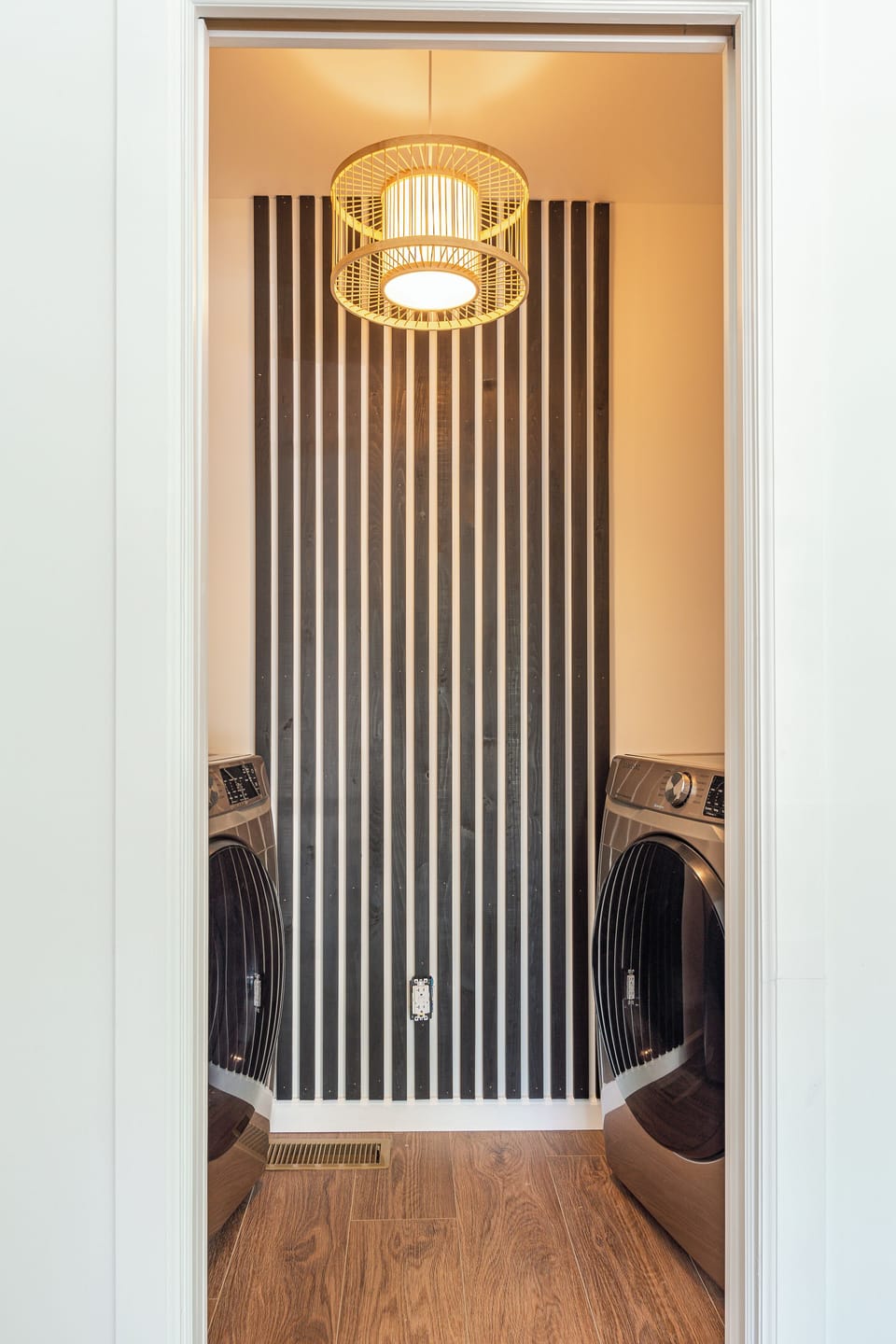 Laundry room on the main floor