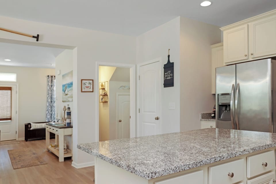 Kitchen and Half Bath