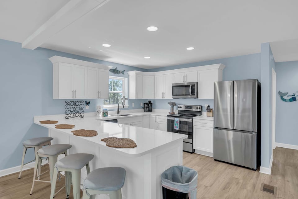 Open concept kitchen