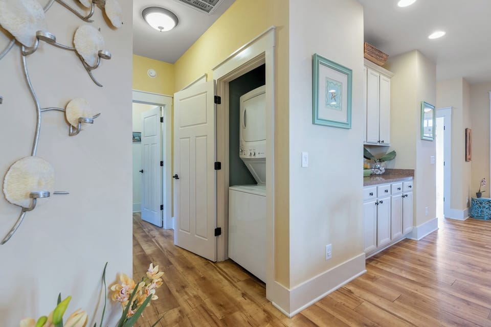 Never underestimate the convenience of a washer & dryer in your unit.