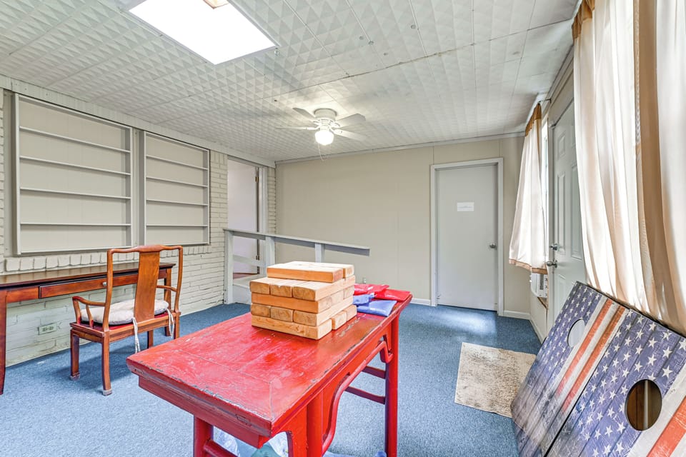 Recreation Room | Cornhole | Board Games | Workstation
