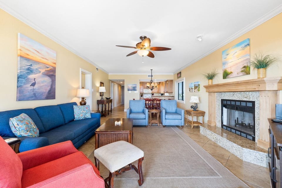 Condo, Multiple Beds (Shipwatch A301) | Living area | TV