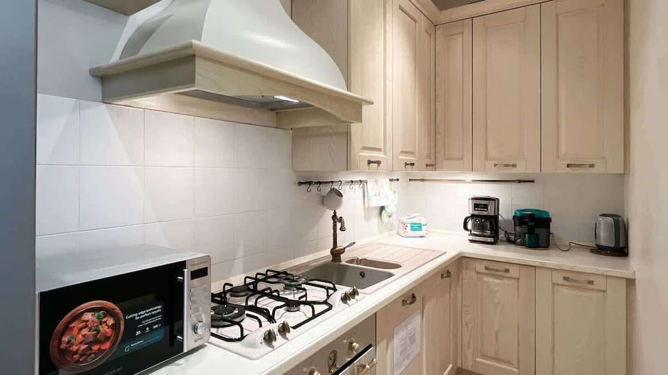 Modern and comfortable kitchen complete with everything