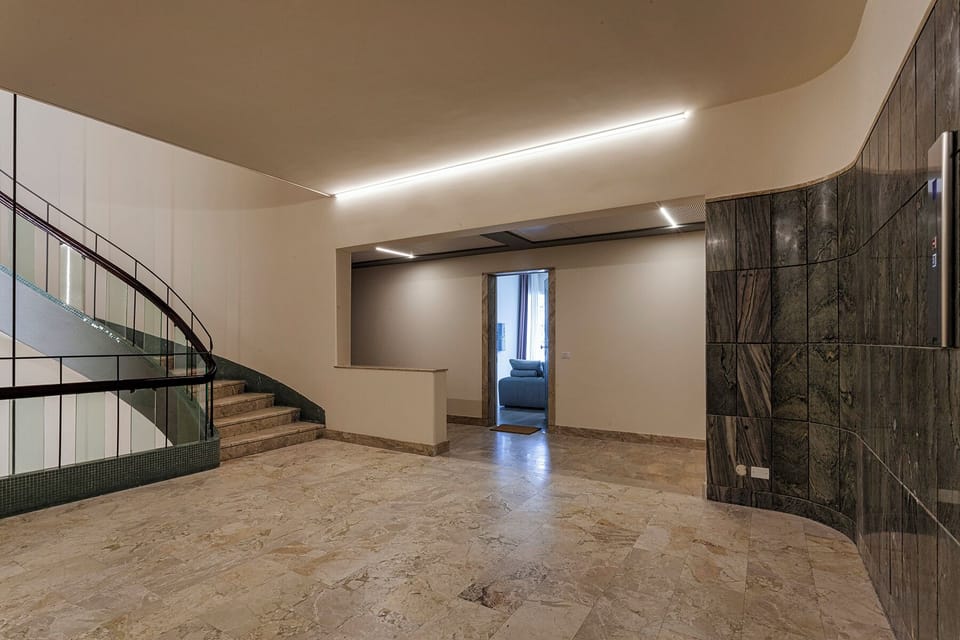 Interior entrance