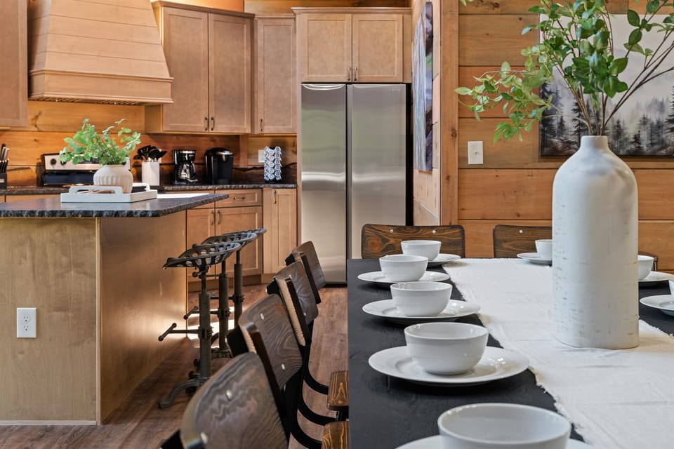 A dining space designed for good food and great company.