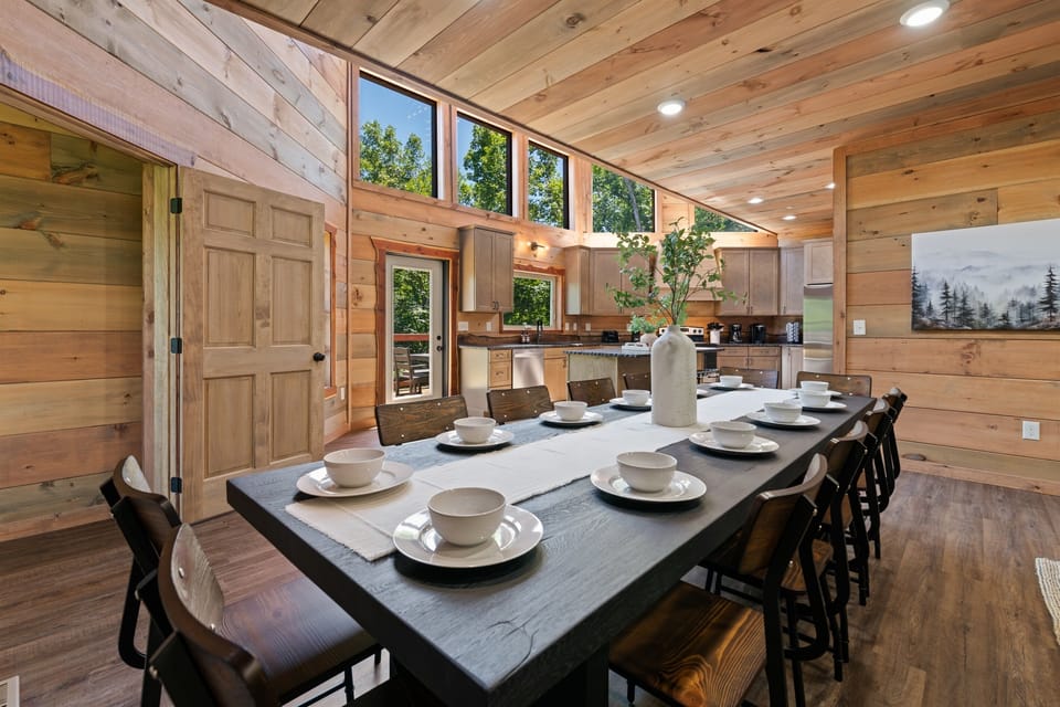 A dining space designed for good food and great company.