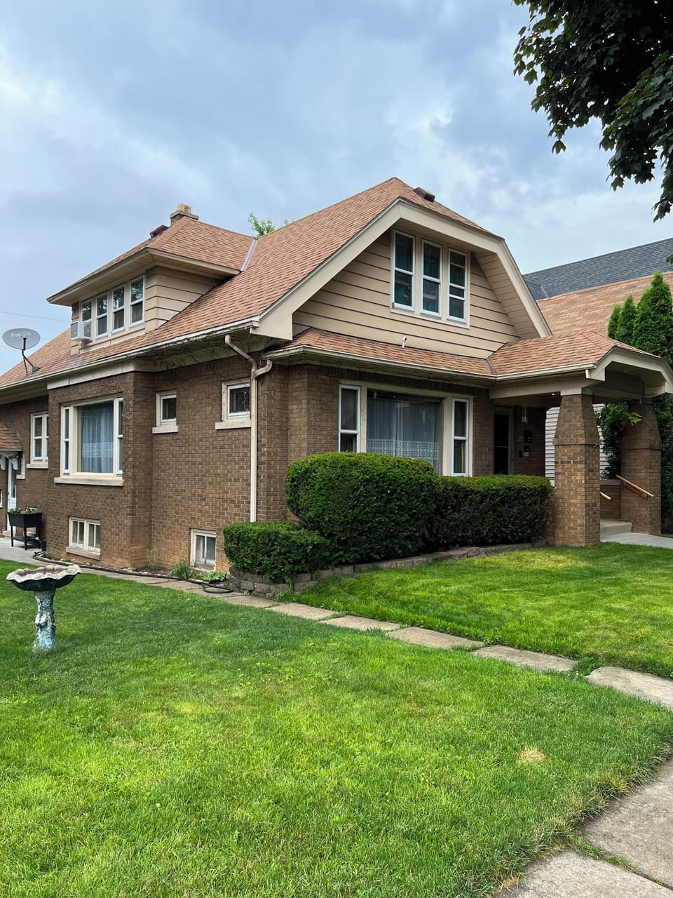 Brick Exterior, Corner Lot.