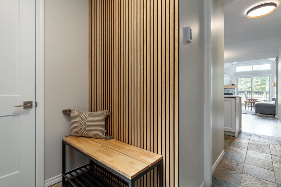 Entryway - with storage closet for skis and jackets