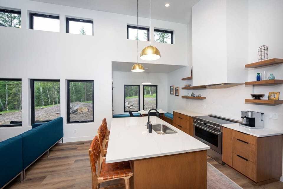 The kitchen is the most important space in a home because it`s where everyone congregates before dinner, or over coffee first thing in the morning.