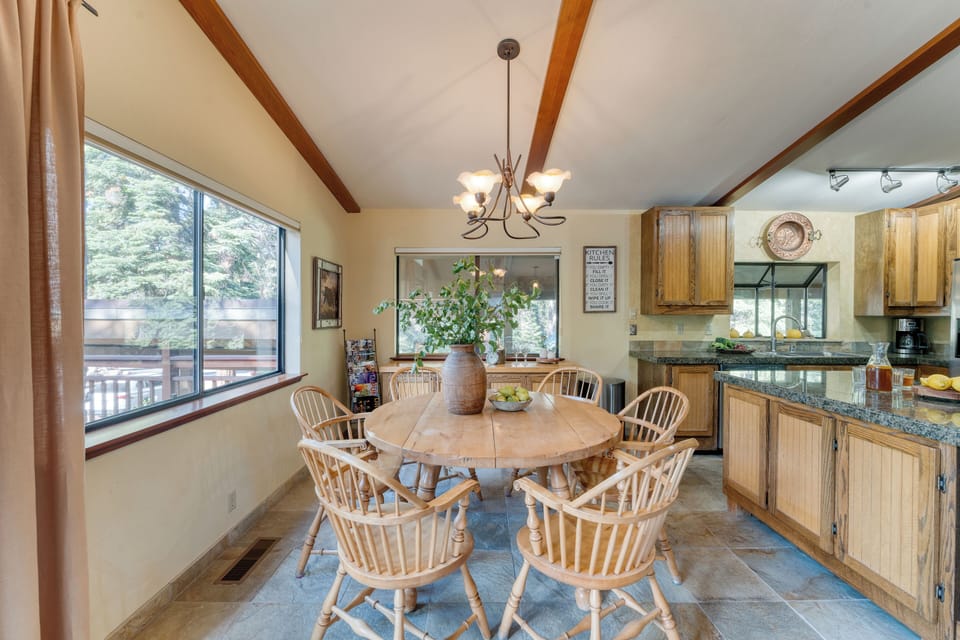 Dining table.