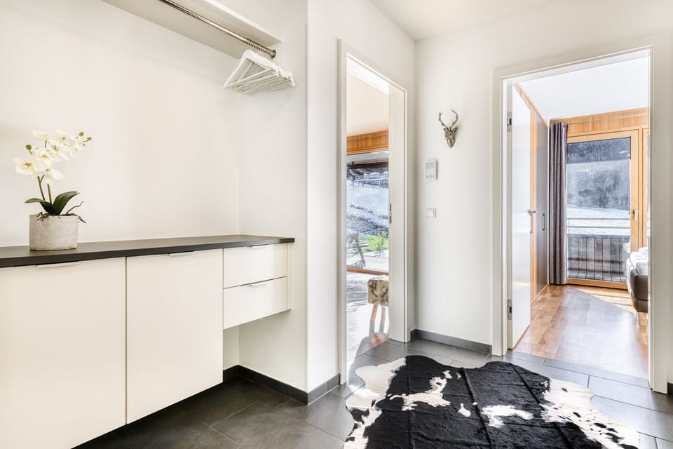 Hallway in Mottakopf App. holiday apartment – Fire in Brandnertal