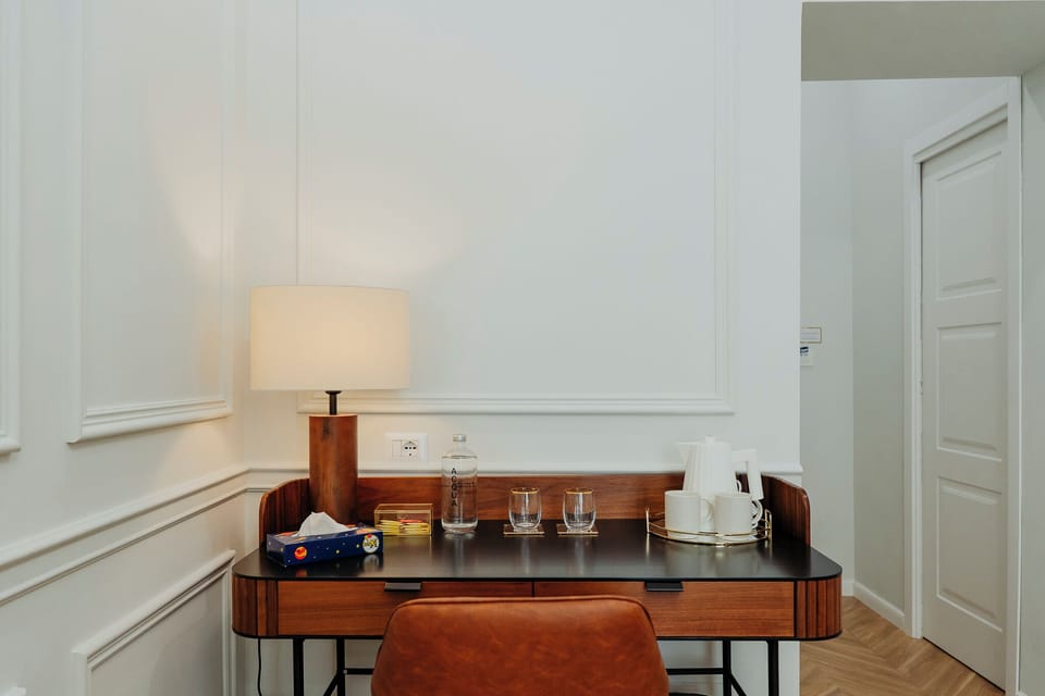 Luxury Suite, City View | Frette Italian sheets, premium bedding, memory foam beds, minibar