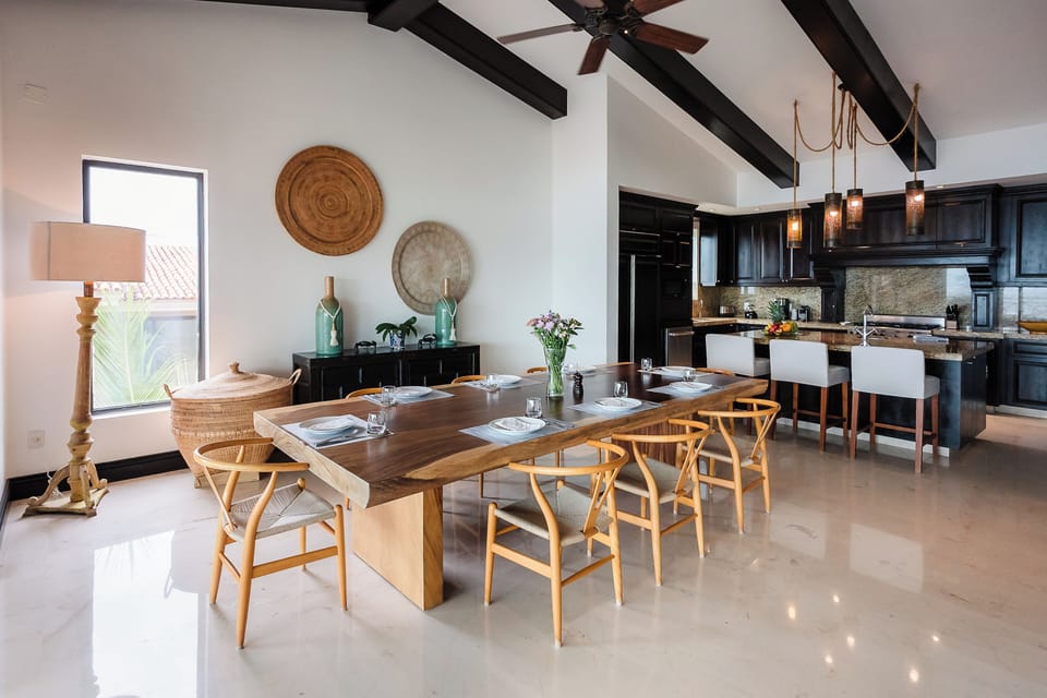 We loved the design of the unit from the furniture to high end kitchen equipment and fixtures throughout.