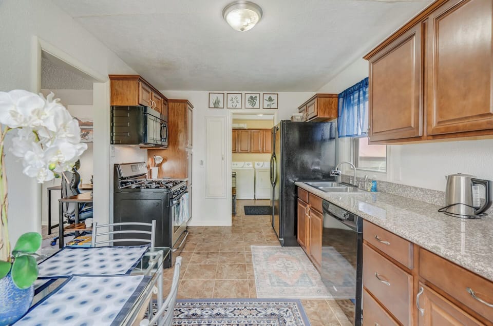 Fully stocked kitchen