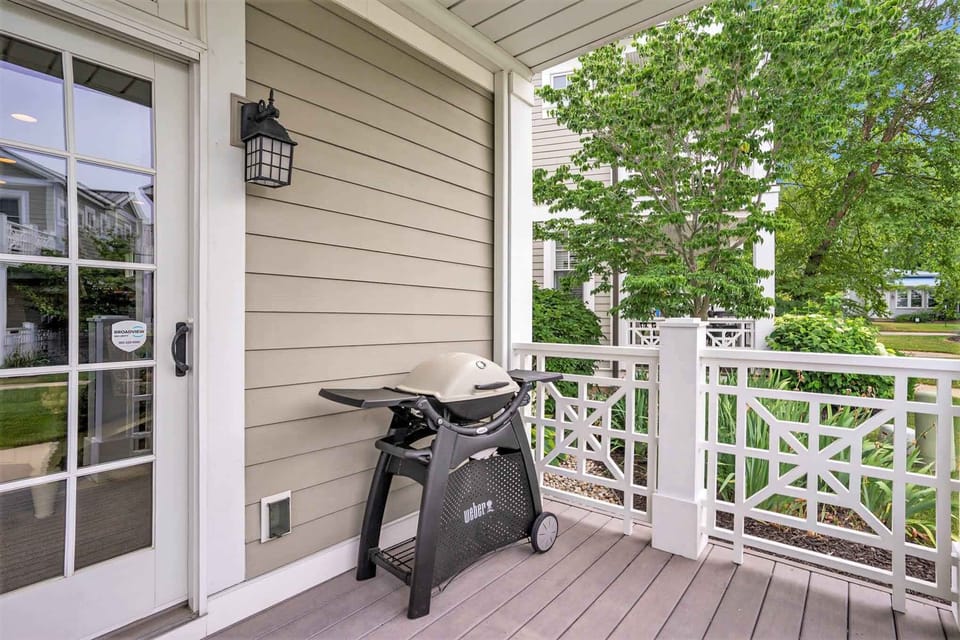 Guests Can Use the Gas Grill By the Front Door