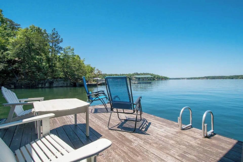 Swim deck @ boat dock