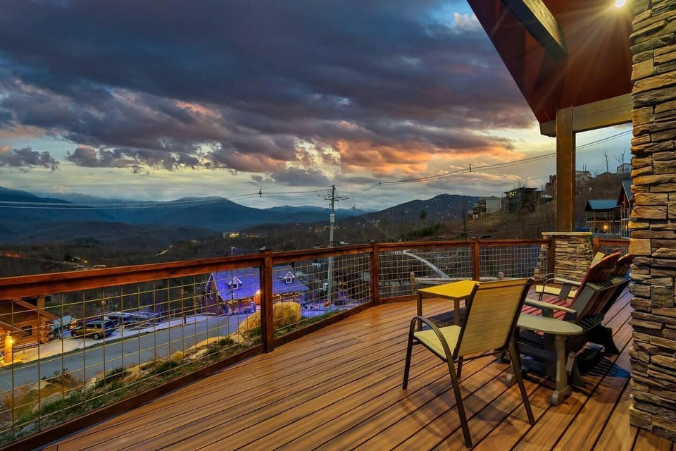 Breathtaking views from the deck make every moment unforgettable.