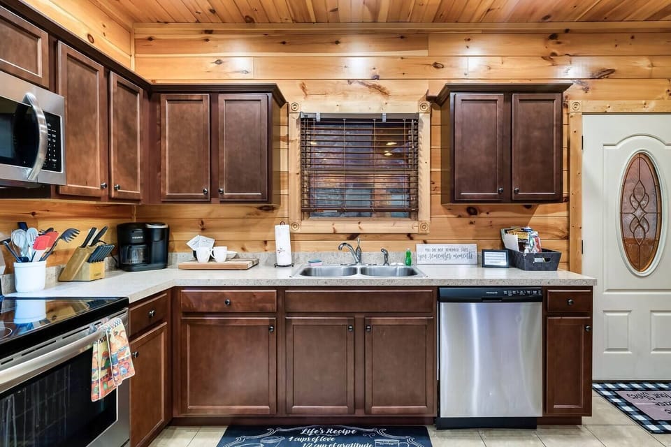 Well stocked kitchen