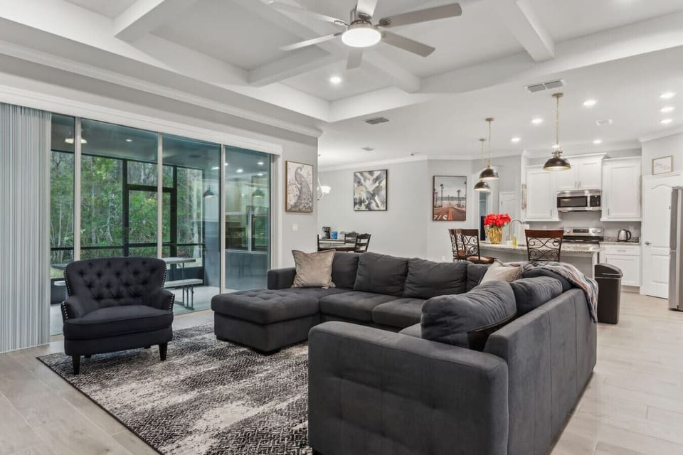 Living room with sleeper sofa