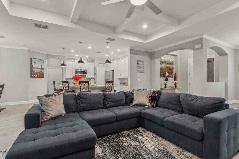 Living room with sleeper sofa