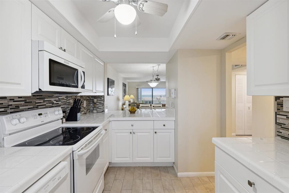 Beautifully updated kitchen, cook with an ocean view