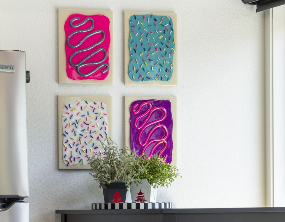 Neat decor everywhere you look