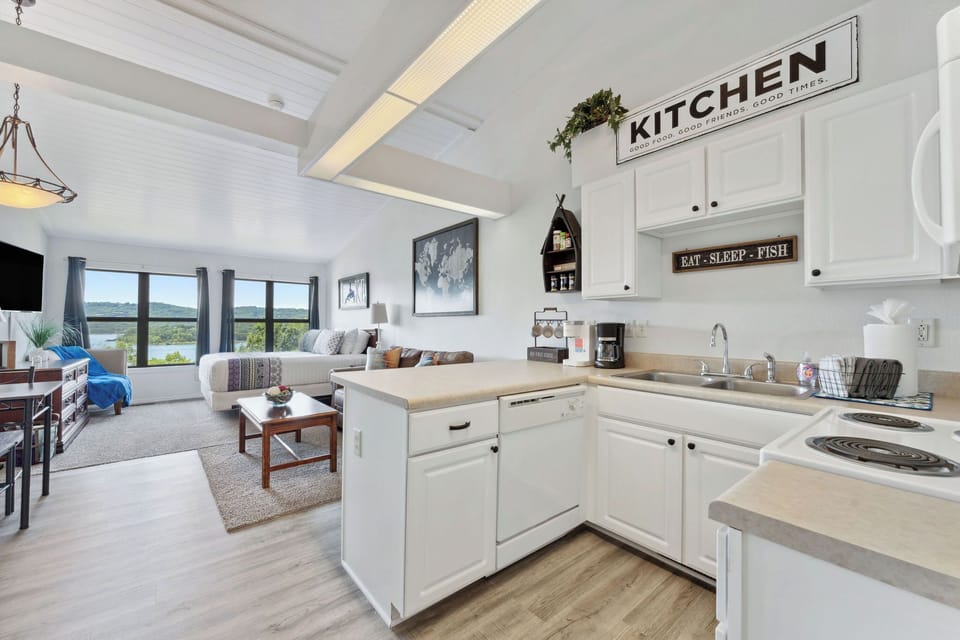 Private studio suite with second kitchen—perfect for groups or added privacy