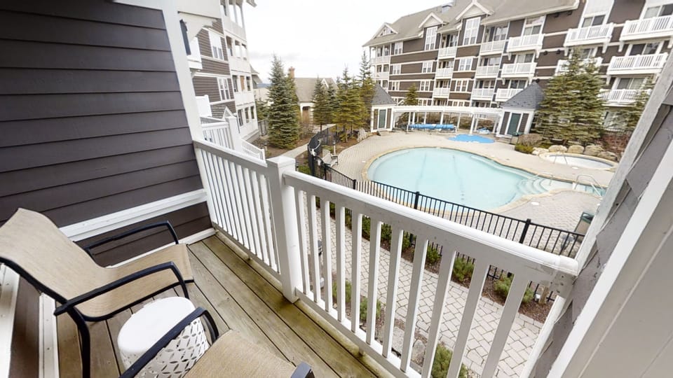 Outdoors, Balcony, Building, Pool, Water