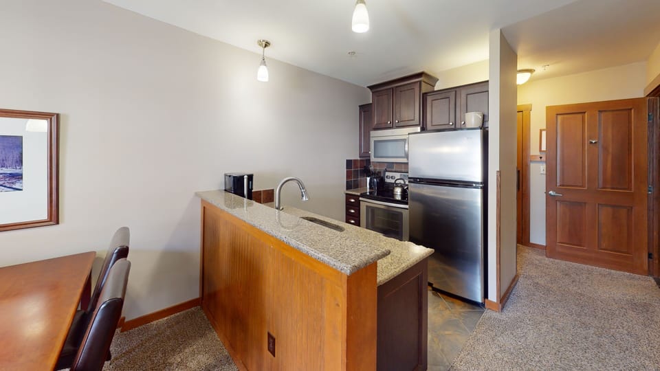 Indoors, Floor, Flooring, Lamp, Kitchen