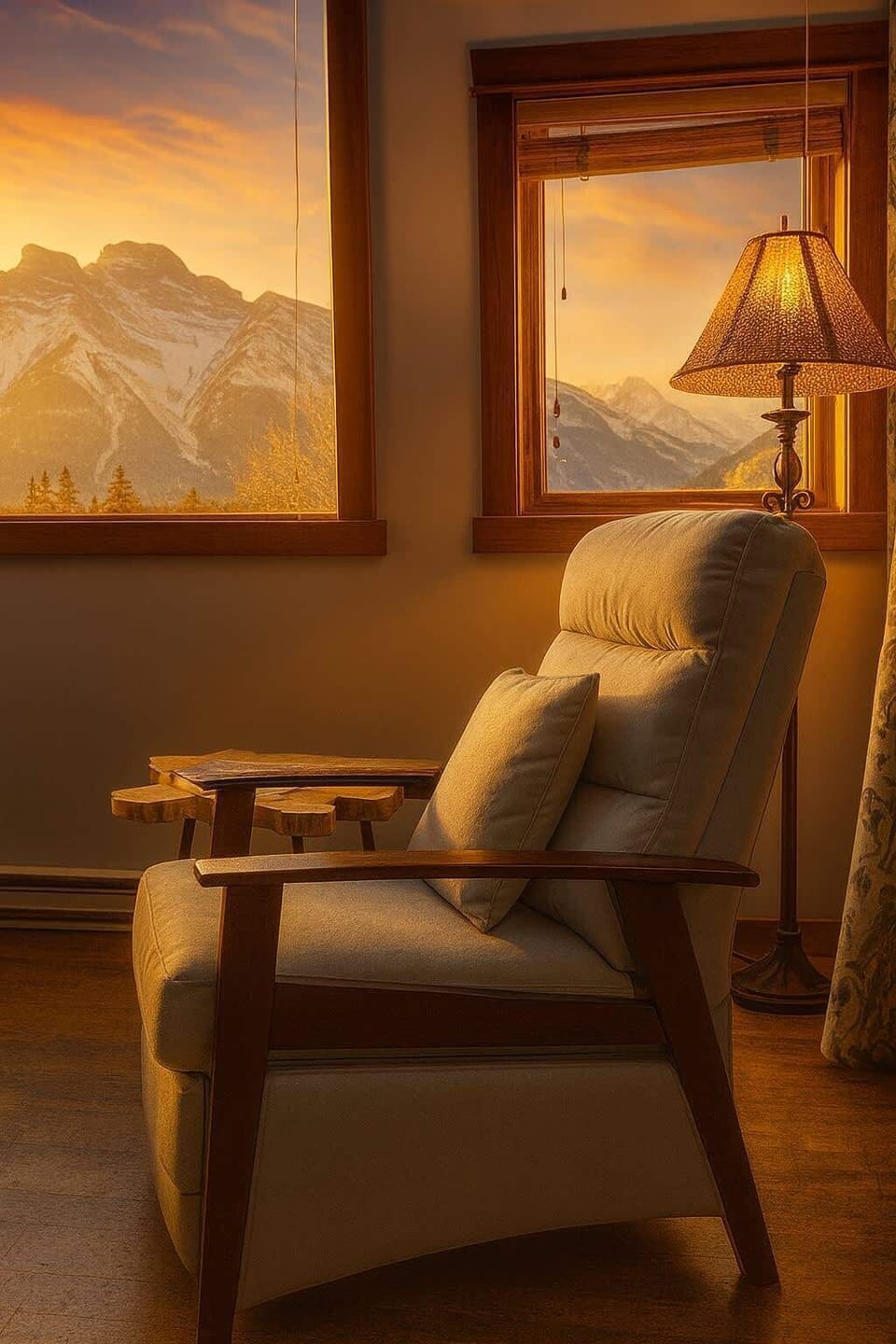 Bathe in early morning light.
