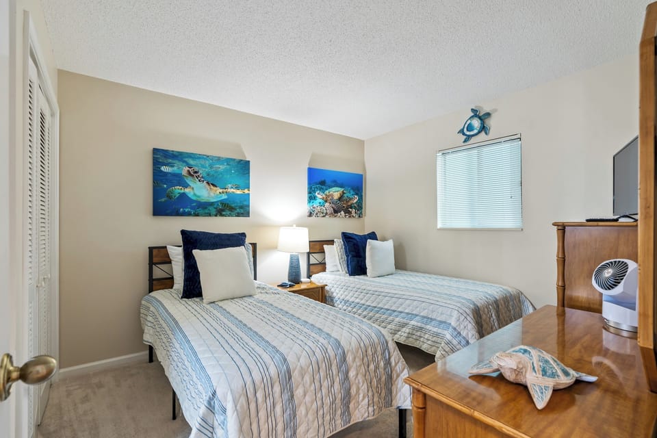 The kiddos will jump for joy to have a place of their own at the beach.
