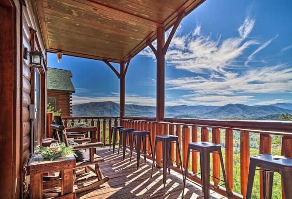Mountain views from Deck