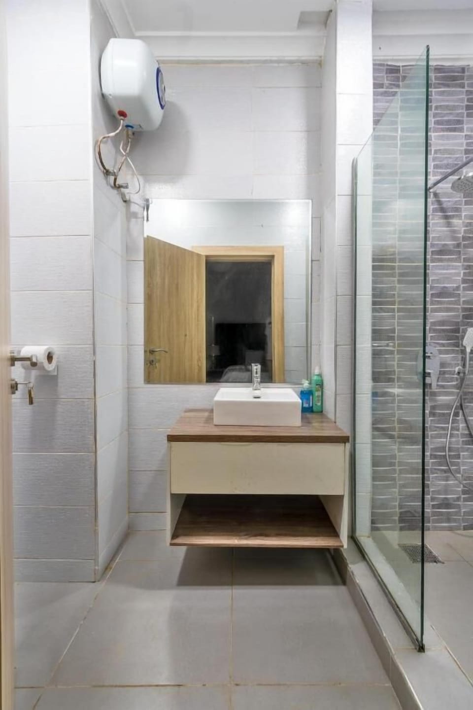 Towels, soap, toilet paper