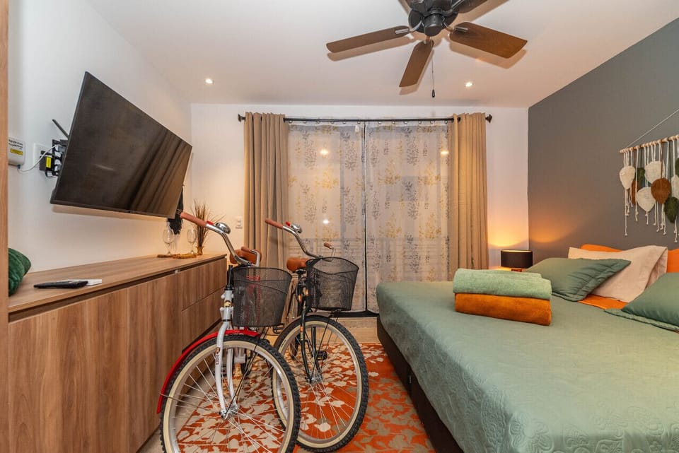 Sleep in style and wake up to adventure with our complimentary bike, perfect for scenic rides