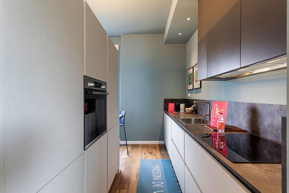 Apartment, Balcony | Private kitchen | Espresso maker, electric kettle
