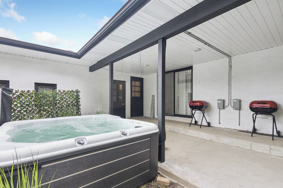 Unwind, soak, and grill in style!