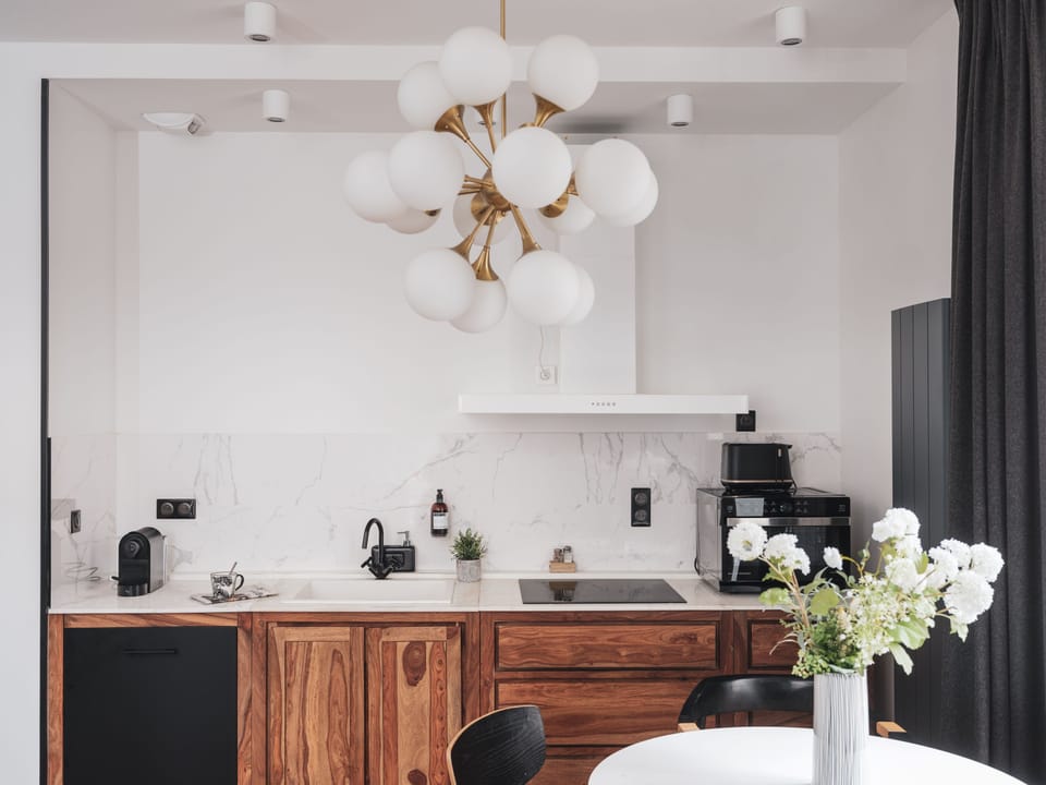 Apartment, 1 Bedroom (Bruges - Place Royale - 47m²) | Private kitchen | Espresso maker, coffee/tea maker, electric kettle