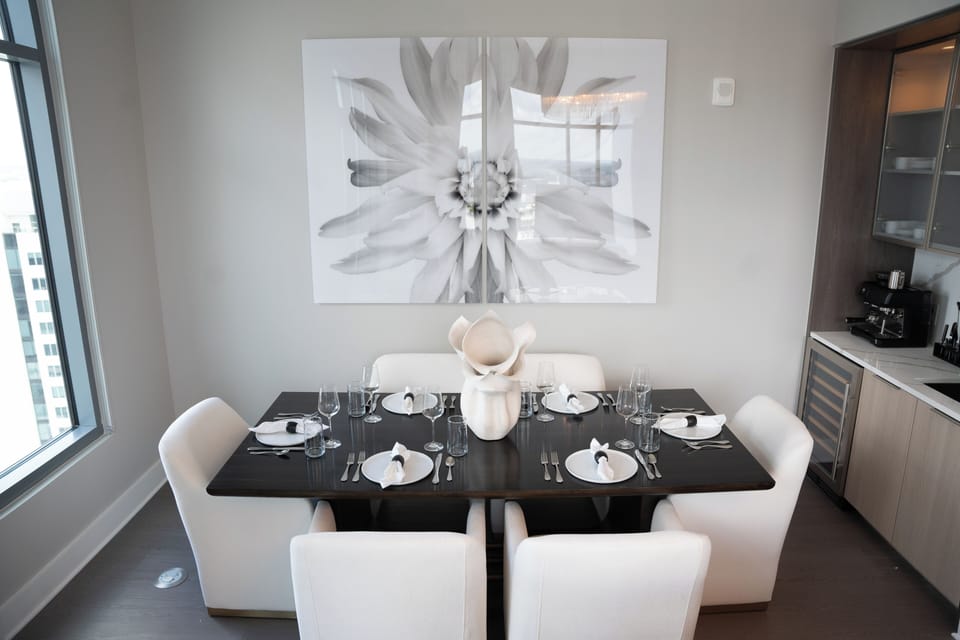 6-seater dining table