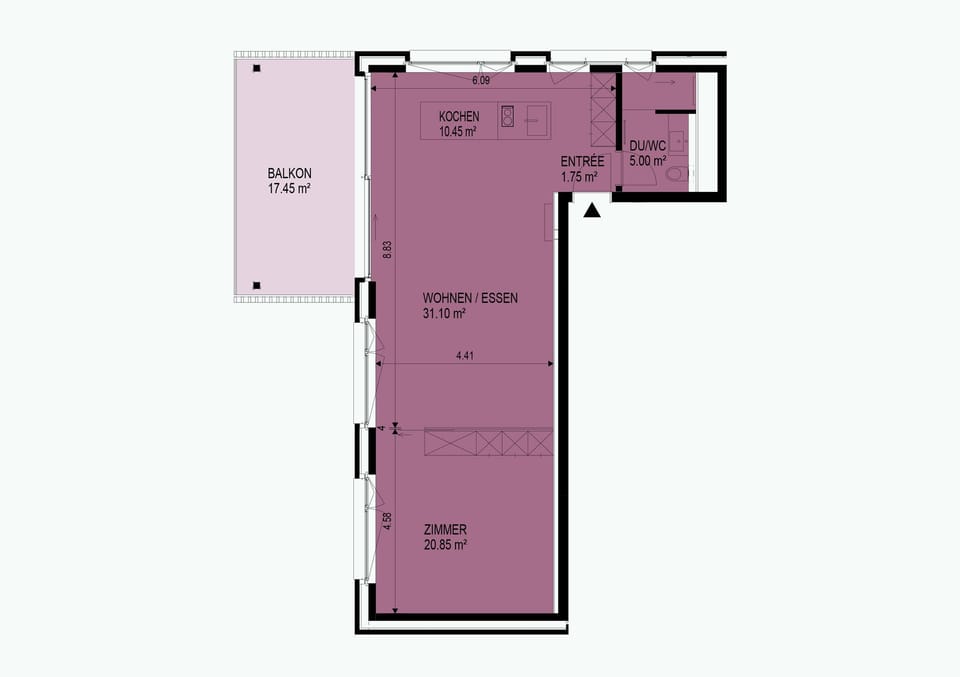 Executive Apartment | Floor plan